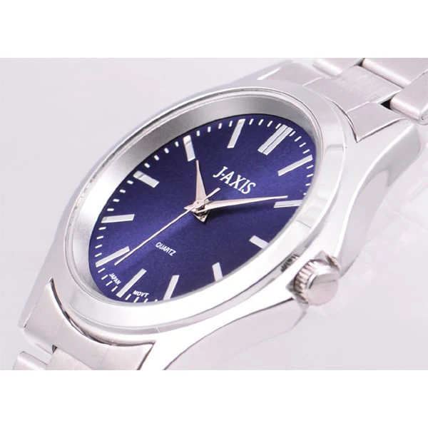 Sun Flame SSG03-SBL Stylish Design Water Resistant Quartz Movement Durable Stainless Steel Band