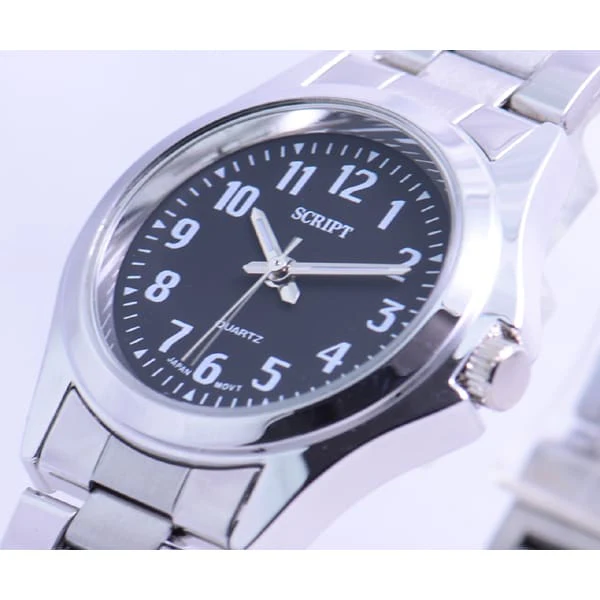 Sun Flame SSL01-SBK Stylish Design Water Resistant Japanese Movement Durable Stainless Steel