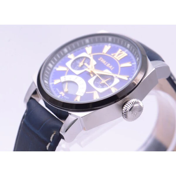 Sun Flame SV02-LBL Quartz Men's Watch Stylish Design Water Resistant Durable Strap Elegant Timepiece