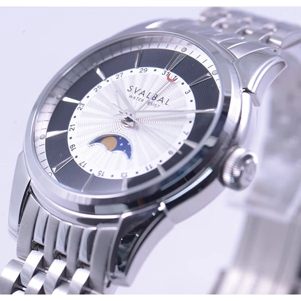 SUN FLAME SV10 MWH Stylish Quartz Men's Watch with Water Resistance, Durable Design and Elegant Silver Finish - Image 2