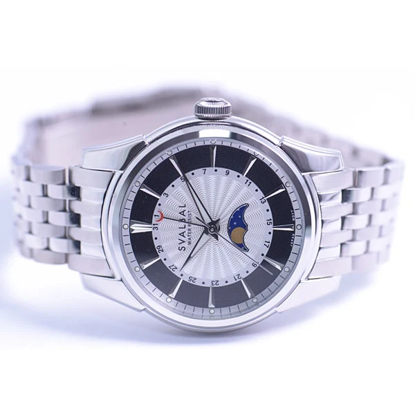 SUN FLAME SV10 MWH Stylish Quartz Men's Watch with Water Resistance, Durable Design and Elegant Silver Finish - Image 3