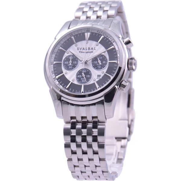 Sun Flame SV11-MWH Chronograph Stainless Steel Water Resistant Elegant Design Reliable Japanese Movement