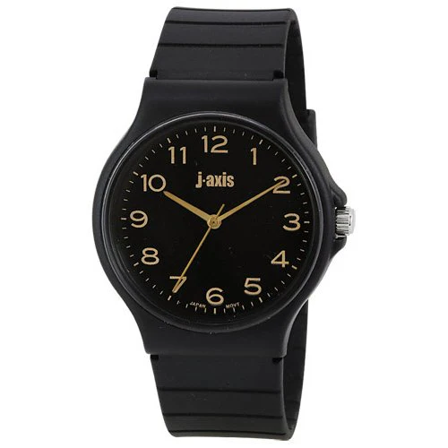 Sun Flame TCG59-BK Stylish Black Design Water Resistant Quartz Movement Durable Leather Strap
