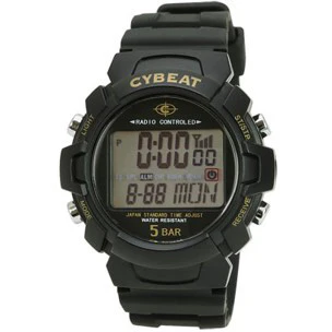 Sun Flame WRC15-BK Digital Radio-Controlled Watch 5 ATM Water Resistant Stylish Design Durable Build