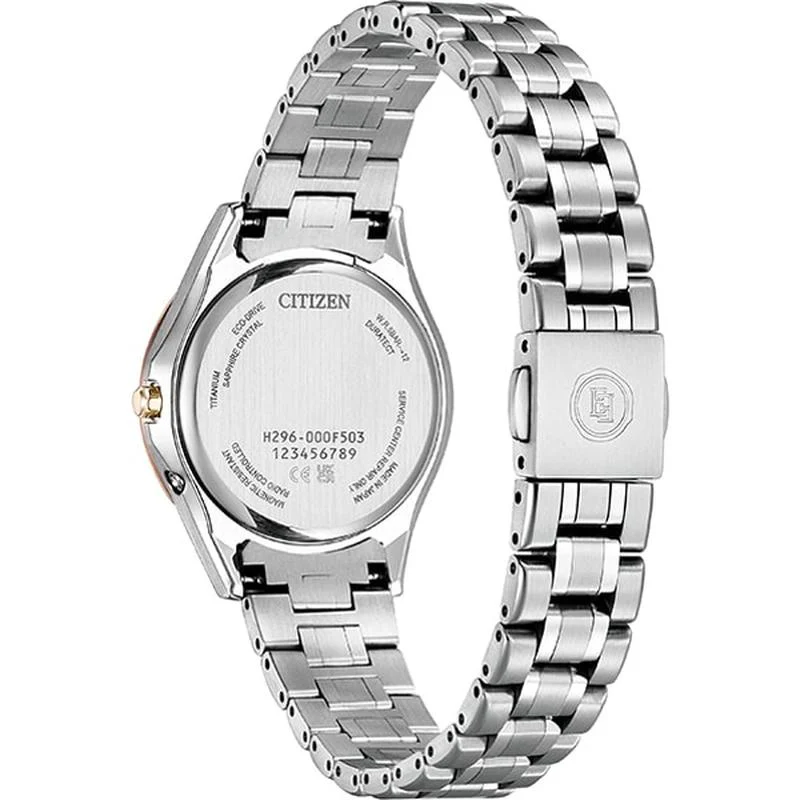 Citizen Women's EXCEED Solar Eco-Drive Radio Wave Watch, Direct Flight 'Good Couple's Day' Limited Edition Pair Model EE1016-66F - Image 4