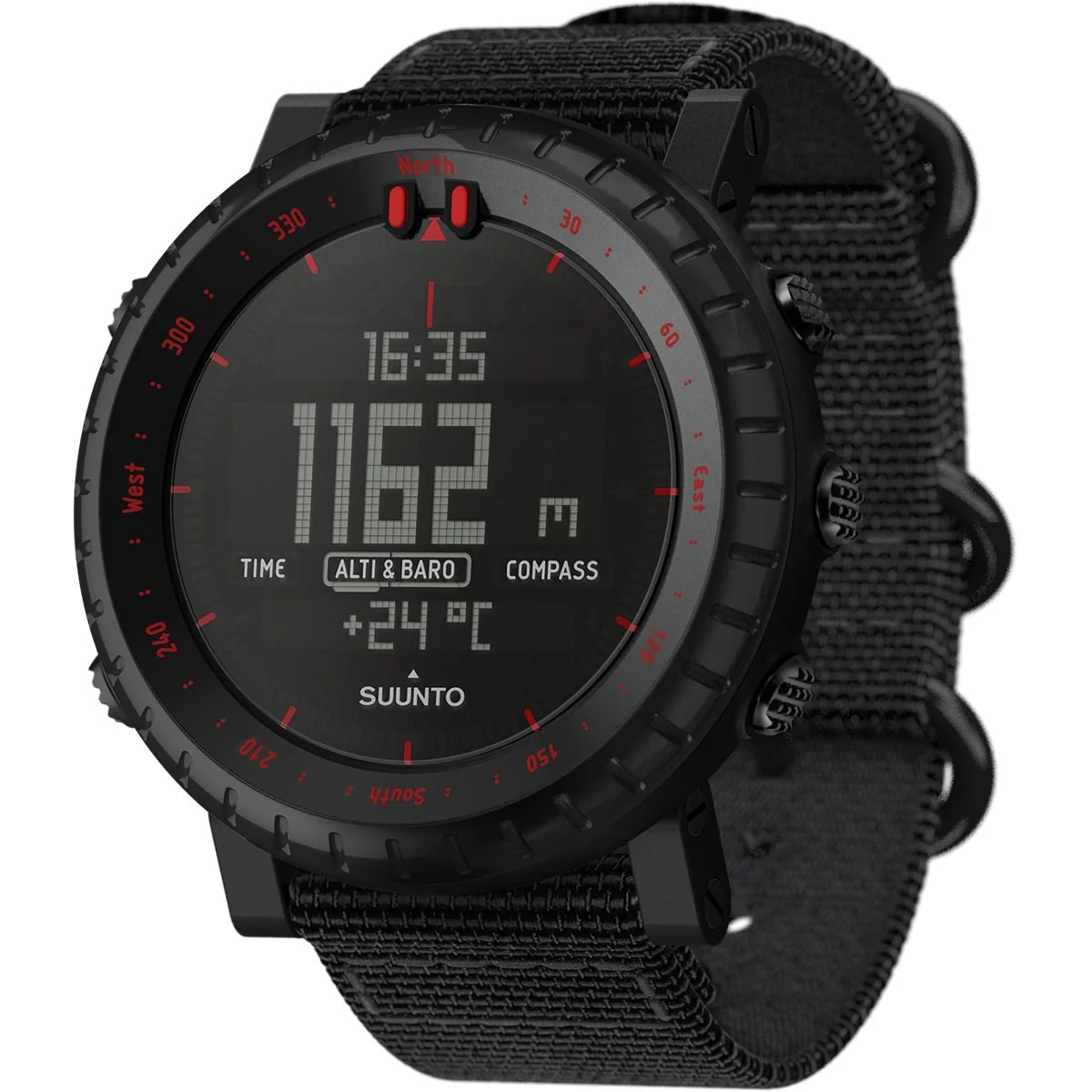 SUUNTO CORE SS023158000 Black Red Sports Watch