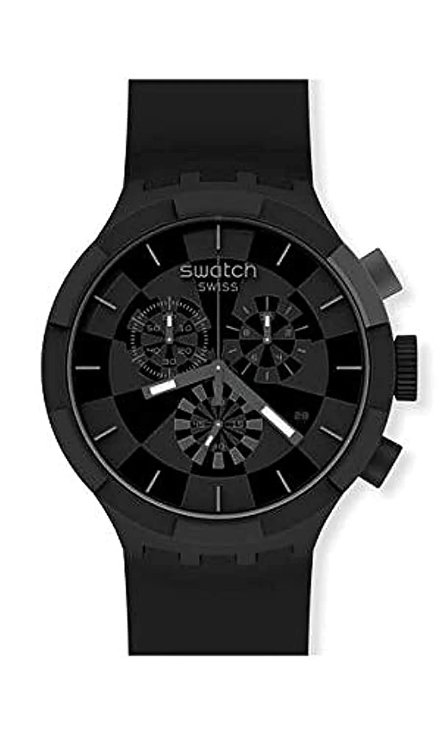 SWATCH Big Bold Chrono SB02B400 Black Sports Watch