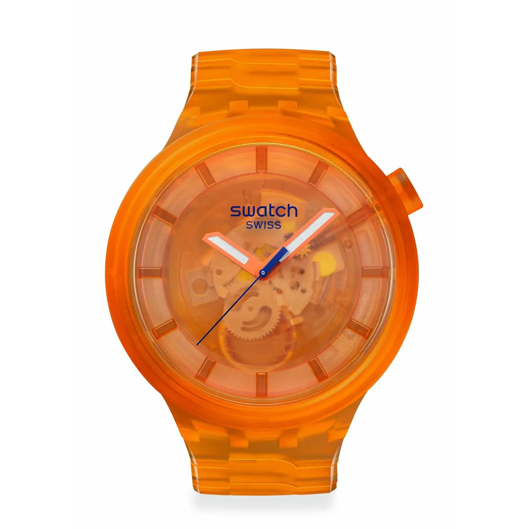 SWATCH Big Bold SB05O103 Orange Joy Quartz Watch