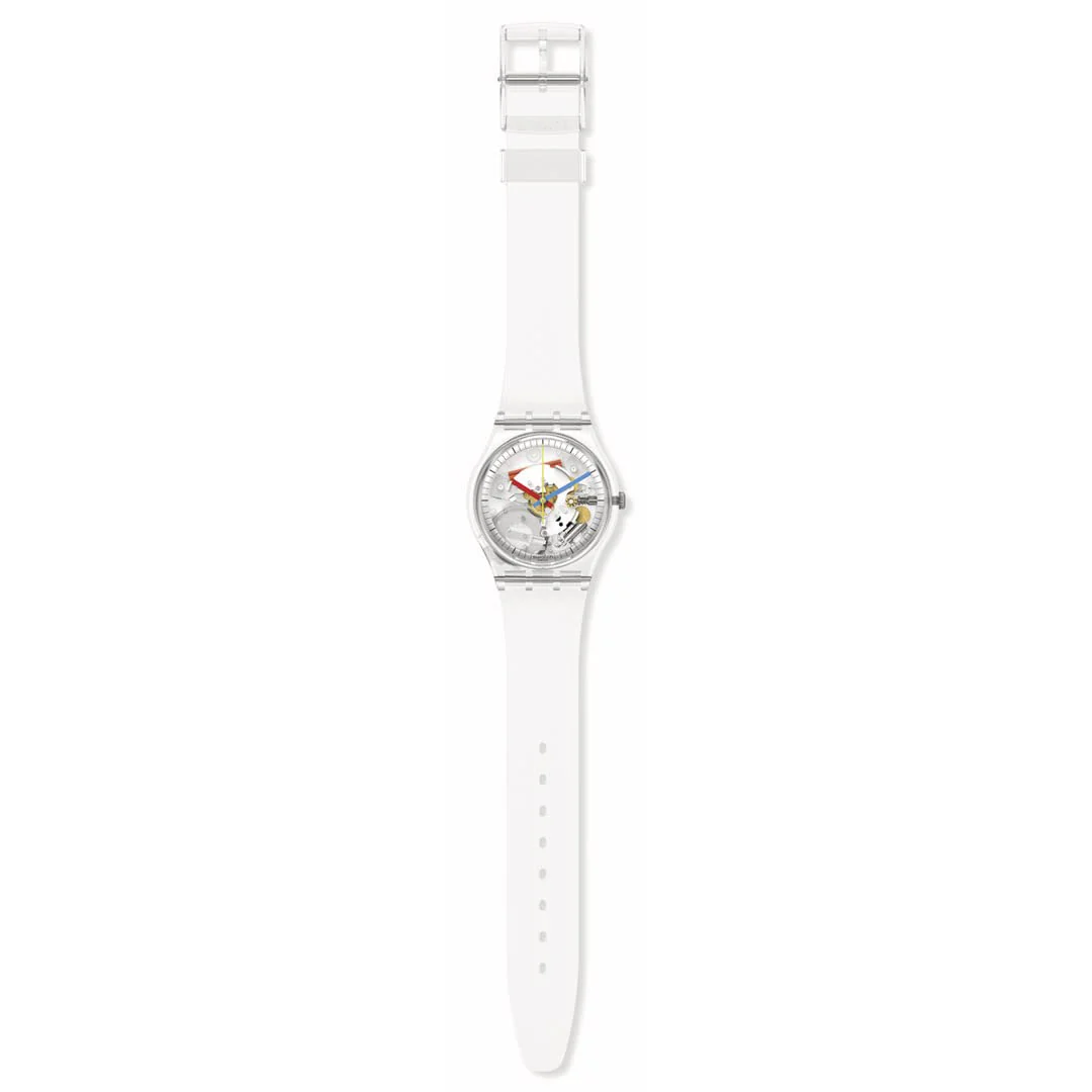 SWATCH CLEARLY GENT SO28K100-S06 Swiss Quartz Watch - Image 2