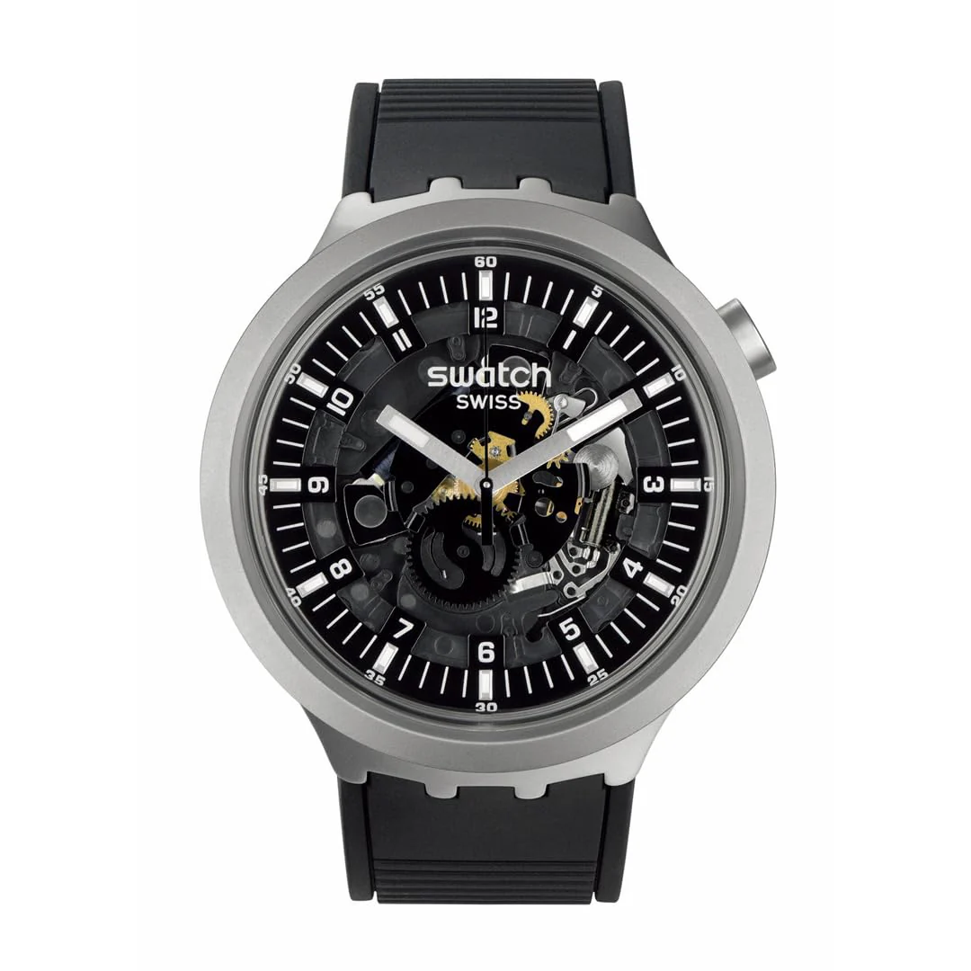 SWATCH Dark Irony SB07S105 Big Bold Quartz Watch