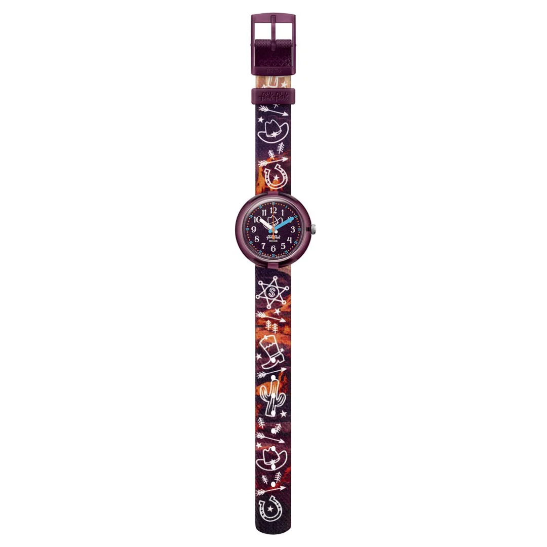 SWATCH Flik Flak FPNP121 Yee Ha! Kids Watch - Image 2