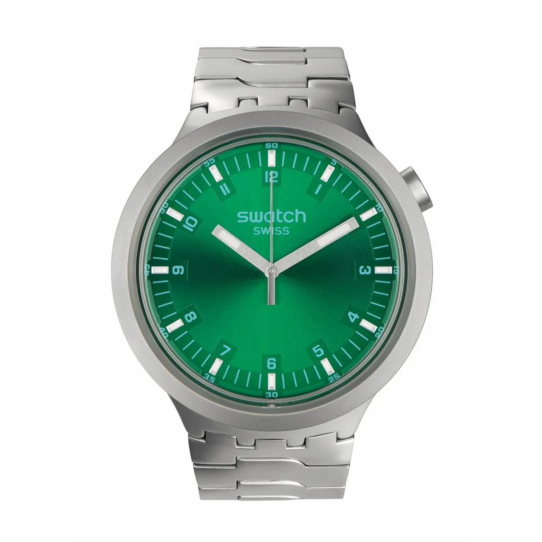 SWATCH Forest Face SB07S101G Big Bold Irony Green Watch