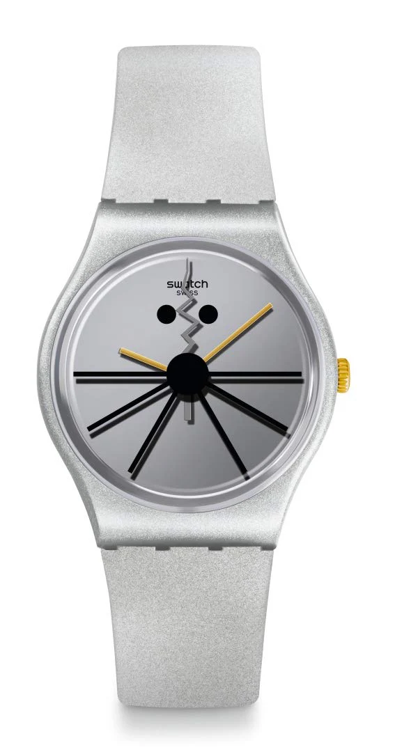 SWATCH Gent GZ327 Black Dial Quartz Watch