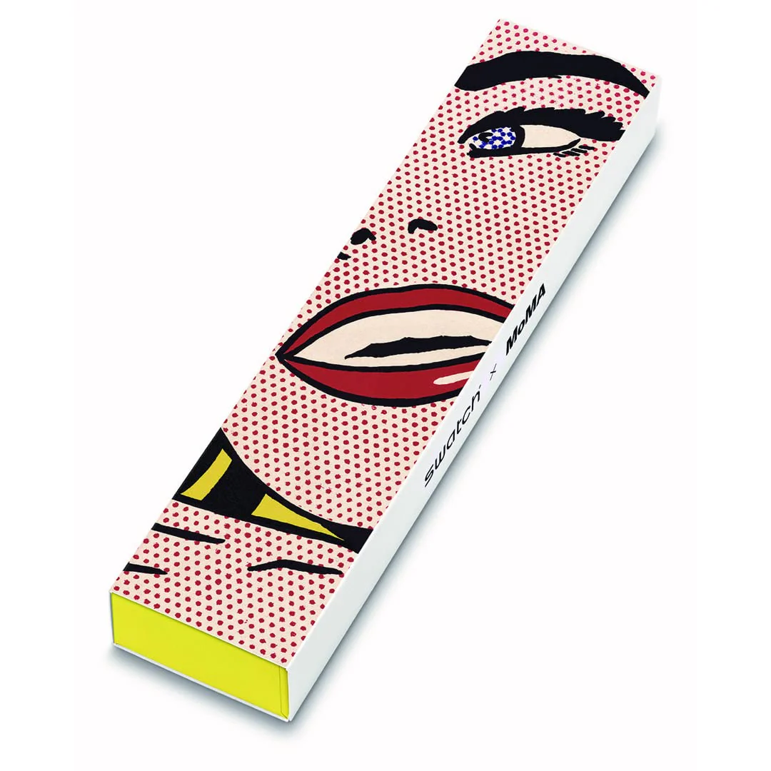 SWATCH Girl by Roy Lichtenstein SUOZ352 Pop Art Watch - Image 5