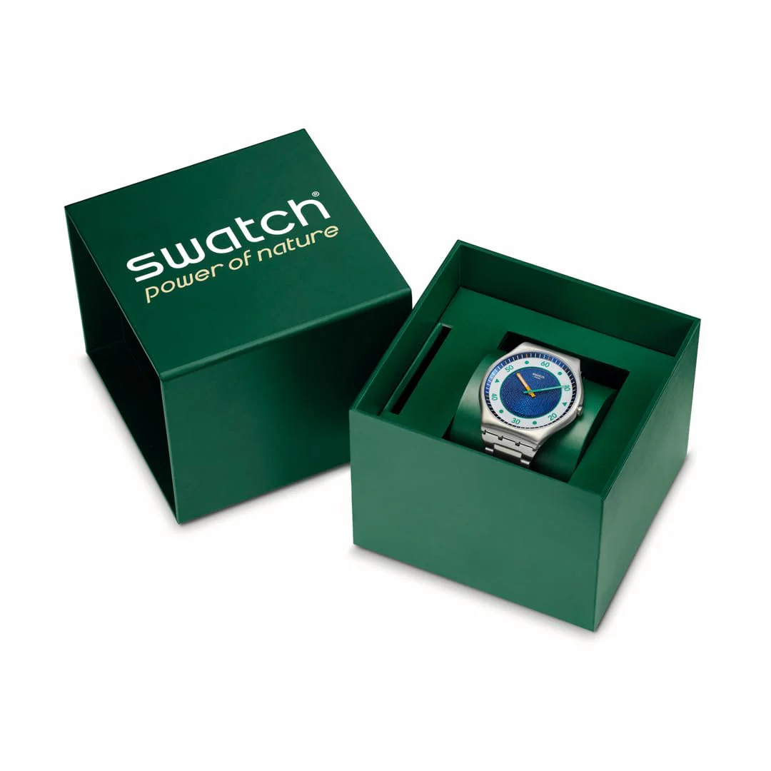 SWATCH Irony Skin SS07S143G Splash Dance Grey Watch - Image 4