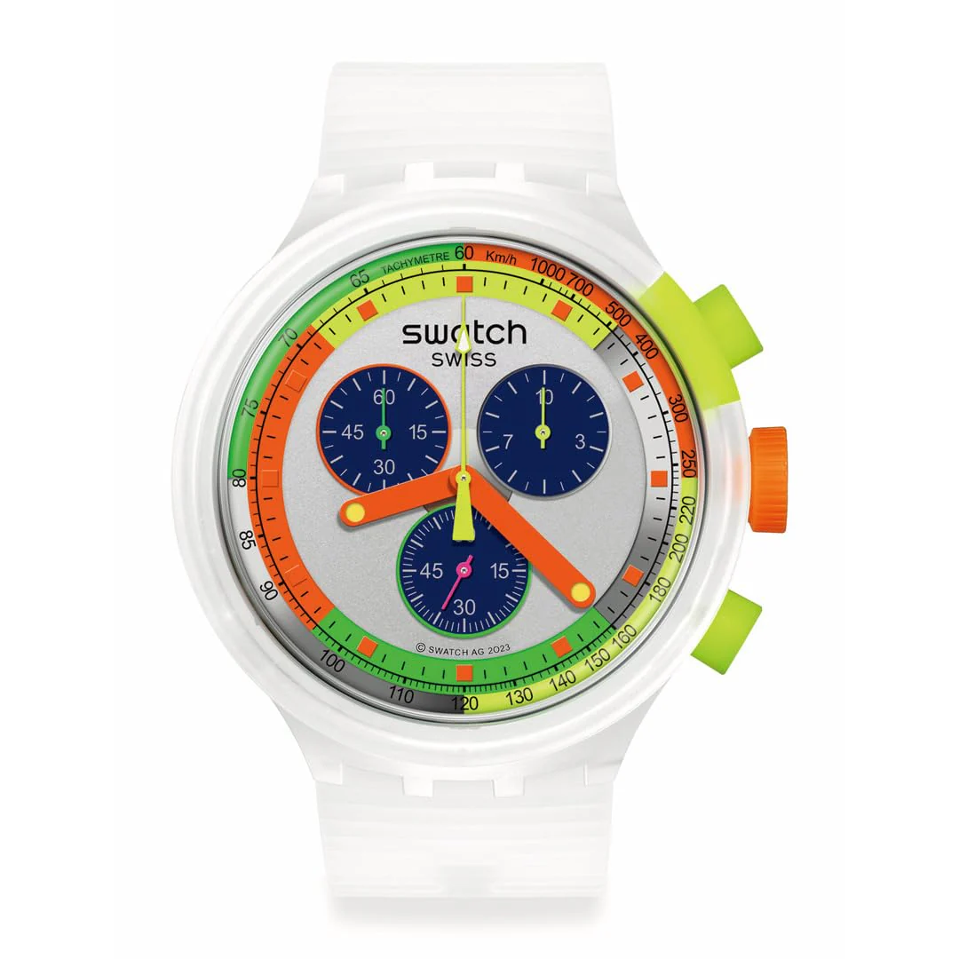 SWATCH Neon Jelly SB02K100 Big Bold Quartz Watch