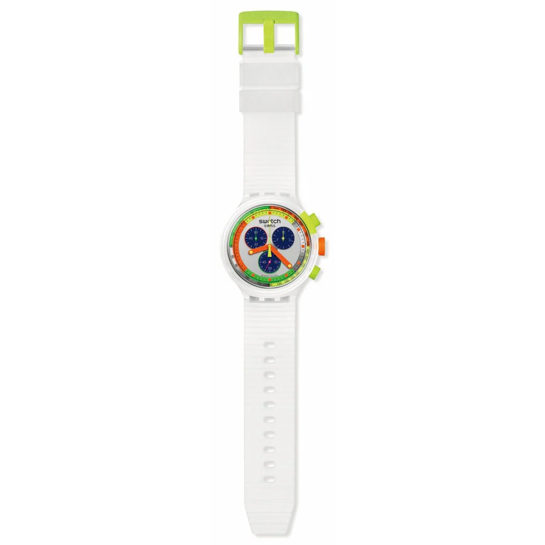SWATCH Neon Jelly SB02K100 Big Bold Quartz Watch - Image 2