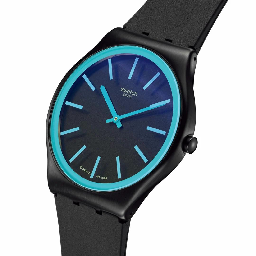 SWATCH Skin Irony SS07B111 Obsidian Shimmer Black Watch - Image 3