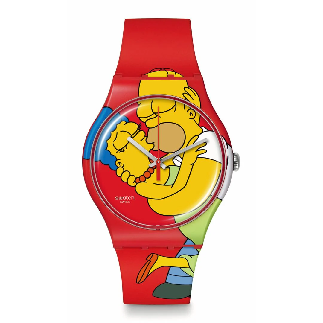 SWATCH Sweet Embrace SO29Z120 Quartz Red Unisex Watch