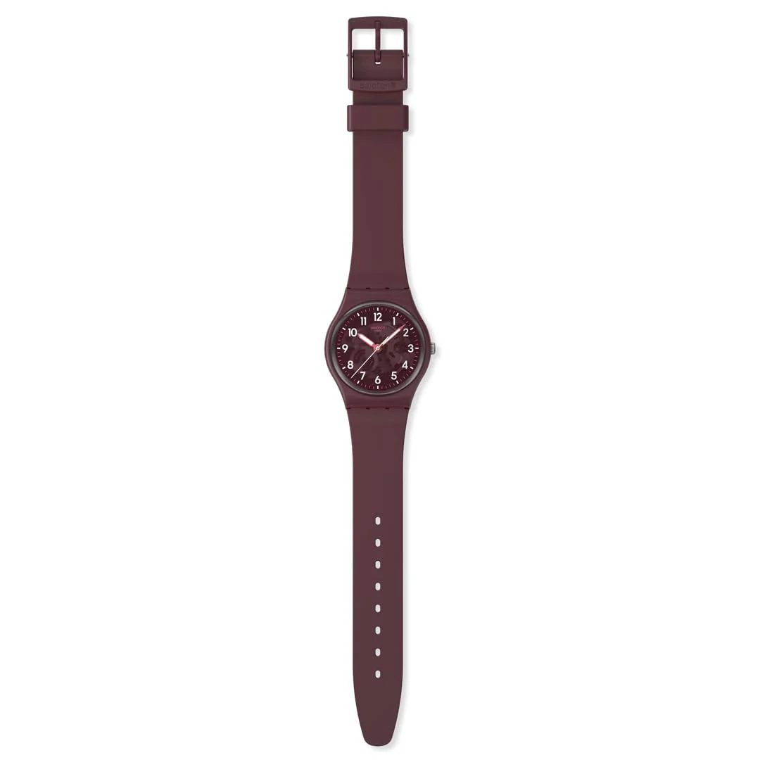 SWATCH THRU THE CROWN GLASS SO28R115 Red Watch - Image 3