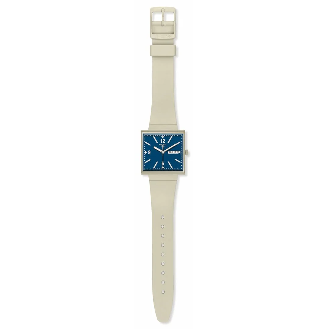 SWATCH What If Beige SO34T700 Quartz Watch - Image 2