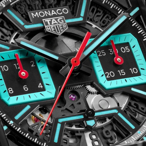 TAG Heuer CBL2184.FT6236 Swiss Automatic Chronograph Black Rubber Strap Sapphire Crystal Water Resistant 300m - Image 2