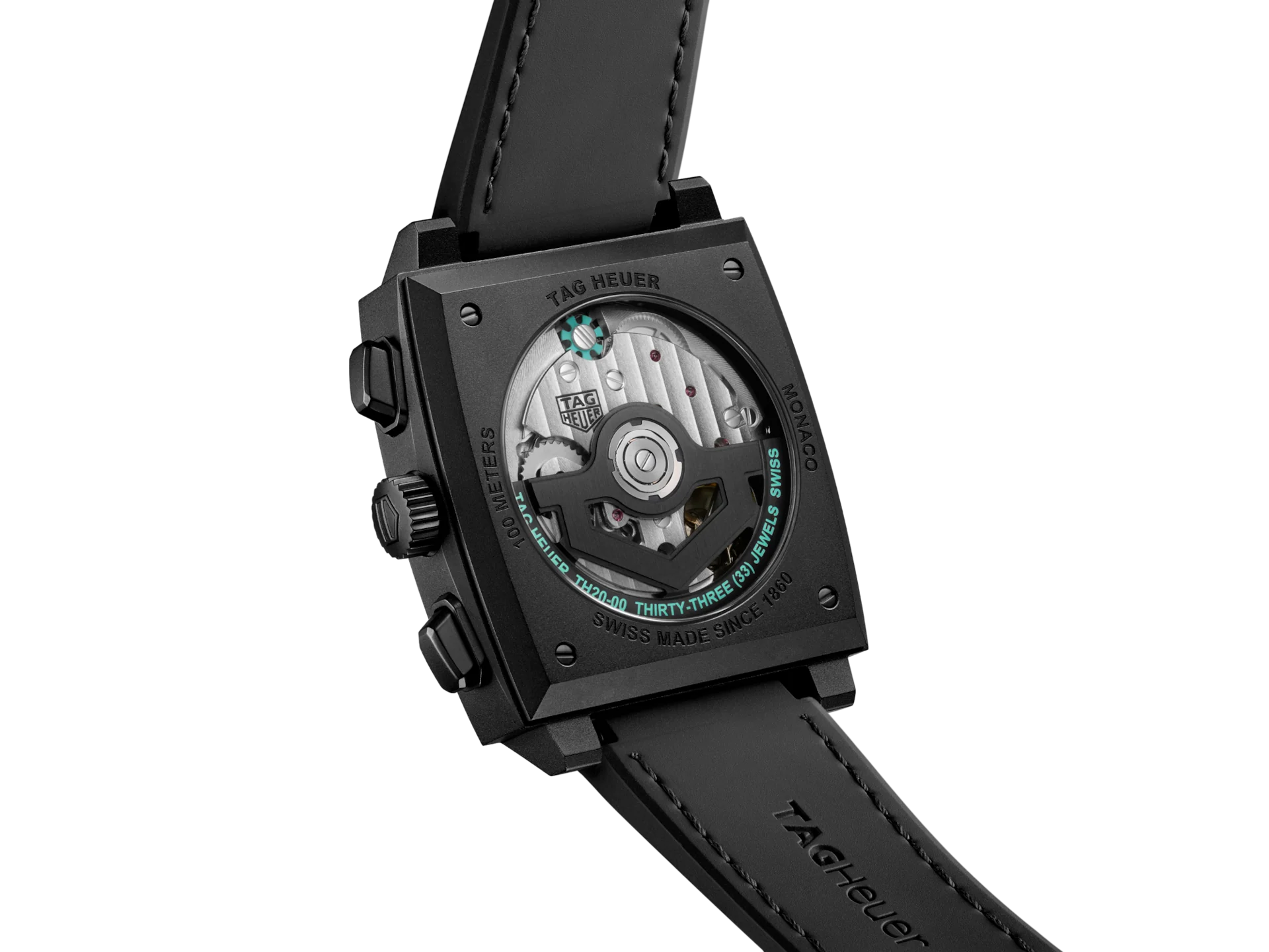 TAG Heuer CBL2184.FT6236 Swiss Automatic Chronograph Black Rubber Strap Sapphire Crystal Water Resistant 300m - Image 3