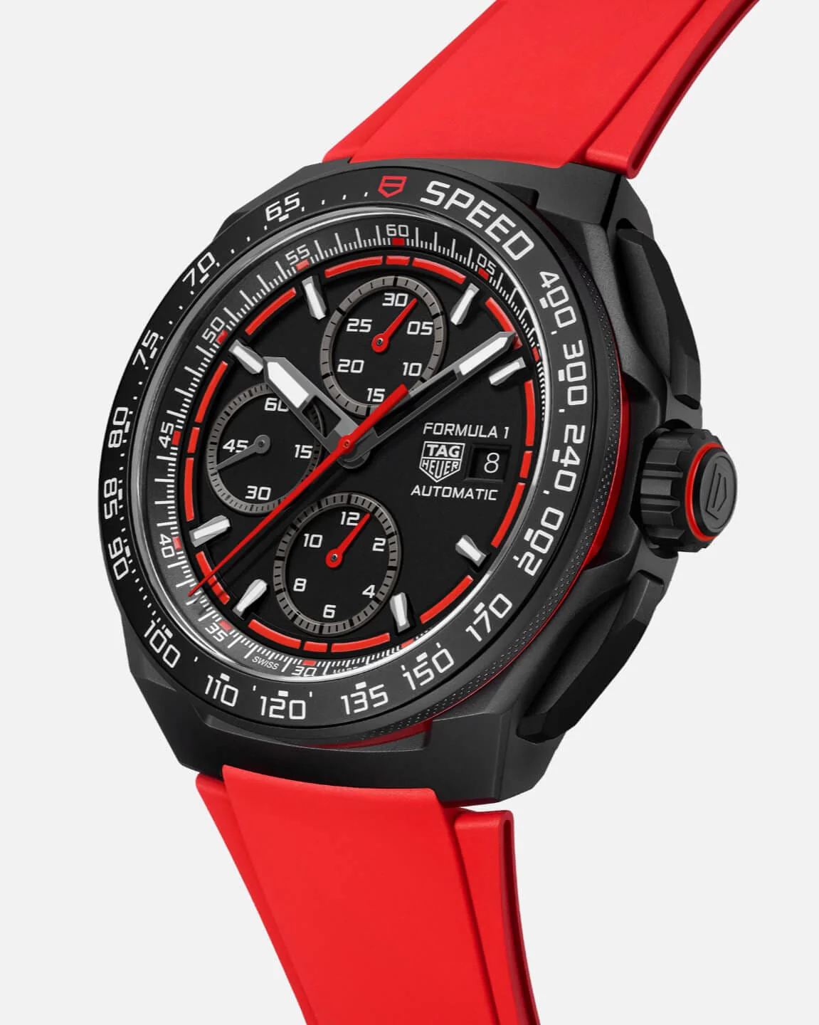 TAG Heuer CBZ2085.FT8093 Swiss Automatic Chronograph Black Rubber Strap Sapphire Crystal Water Resistant 200m - Image 6
