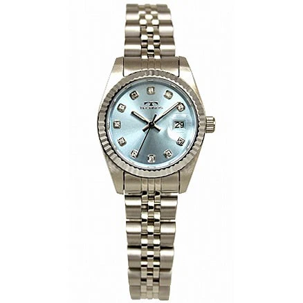 Technos T6929SI Women's Metal Band Stainless Steel Elegant Design Water Resistant 1-Year Warranty