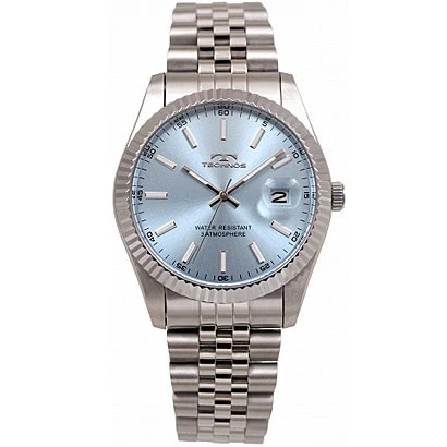 Technos T6C10SI Ice Blue Authentic 1 Year Warranty Japanese Movement Water Resistant Stylish Design