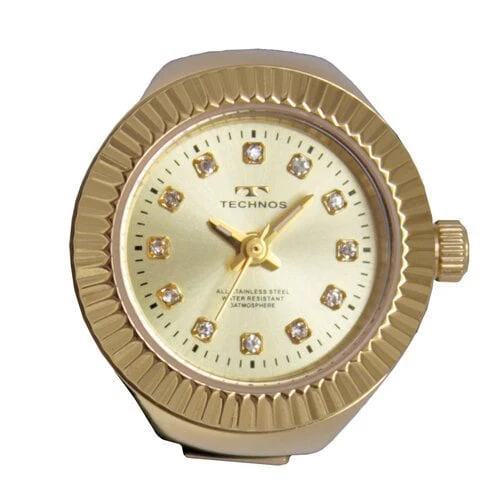 Technos T9C51GC Stylish Design Water Resistant Quartz Movement Durable Stainless Steel Band