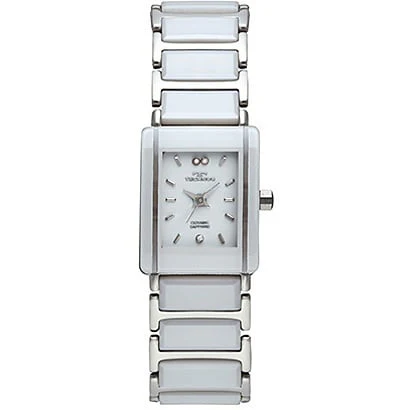 Technos TSL906TW Elegant White Design Water Resistant Quartz Movement 1-Year Warranty