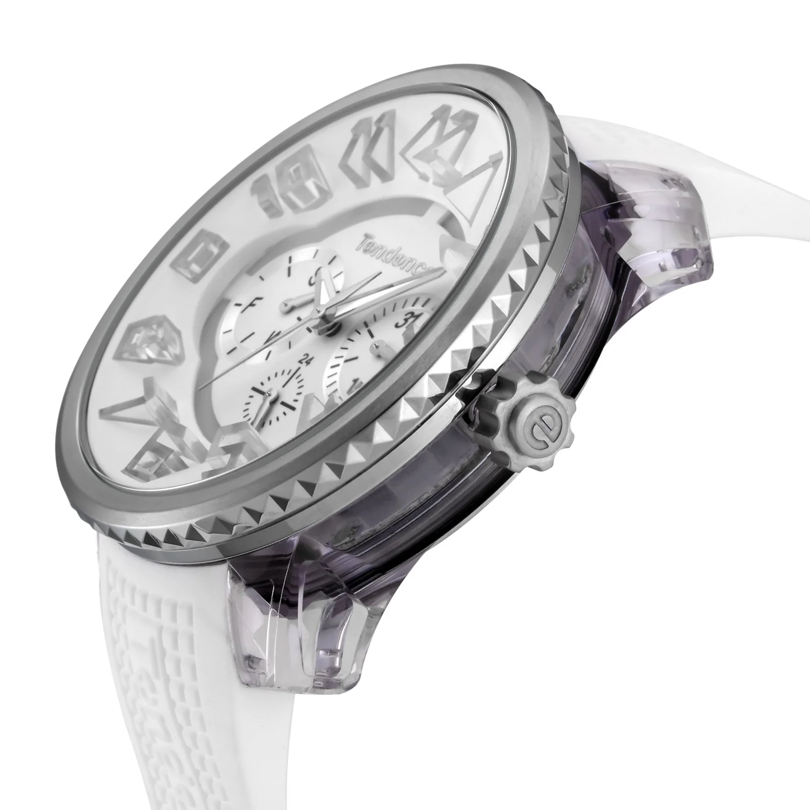 TENDENCE FLASH TY562002 White Dial Quartz Watch - Image 2