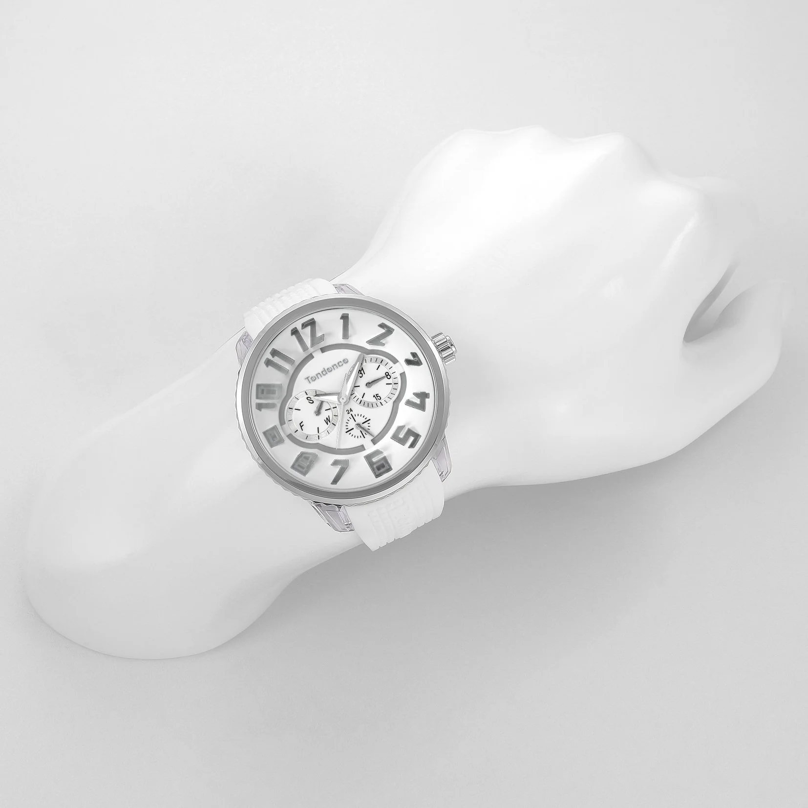 TENDENCE FLASH TY562002 White Dial Quartz Watch - Image 4