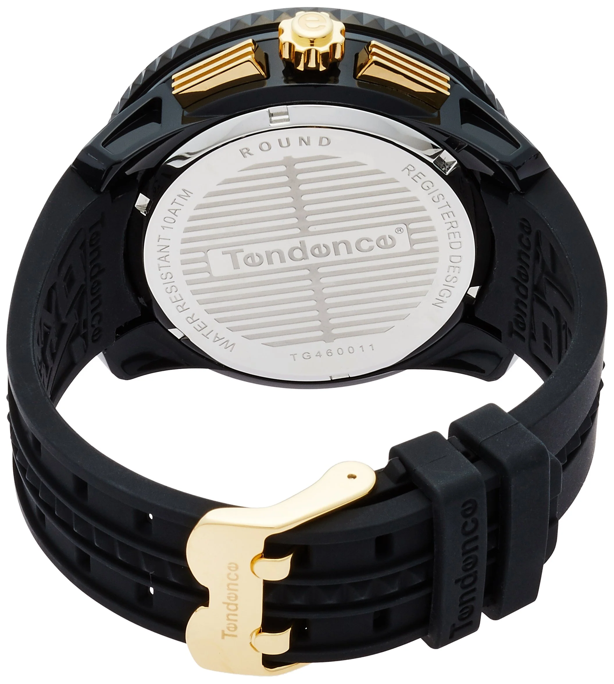 TENDENCE Gulliver Round Chrono TG460011 Men's Black Quartz Watch - Image 2