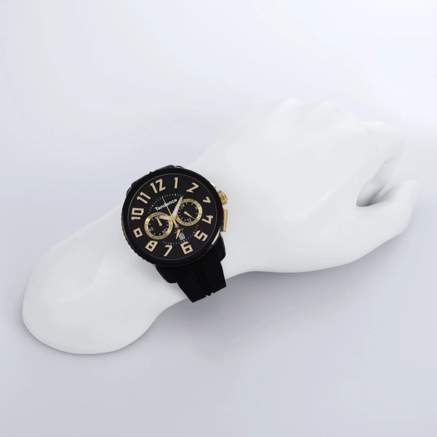 TENDENCE Gulliver Round Chrono TG460011 Men's Black Quartz Watch - Image 5