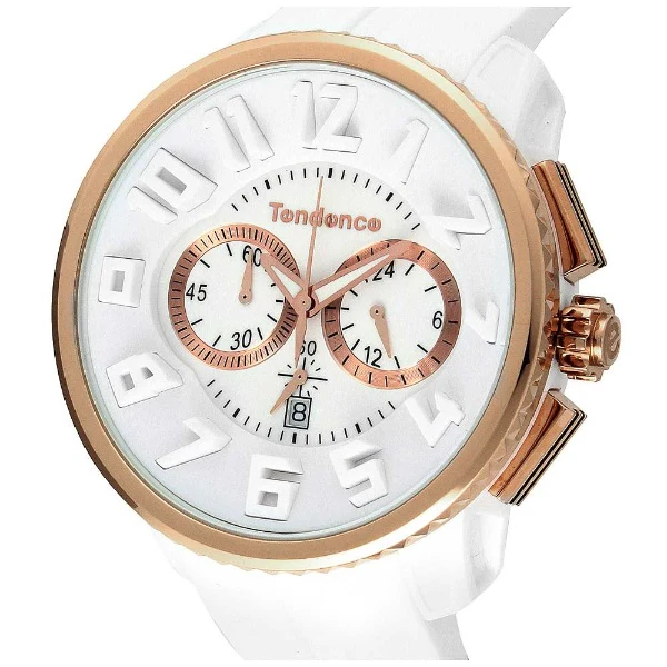 Tendence TG046014 Stylish Chronograph White Dial 2-Year Warranty Water Resistant Elegant Design - Image 2