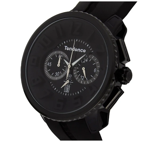Tendence TG460010 Stylish Chronograph Black Design Durable Water Resistant 2-Year Warranty - Image 2