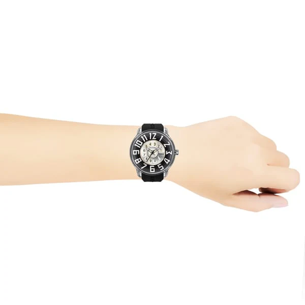 Tendence TY023010 Stylish Men's Rubber Strap Authentic 2-Year Warranty Water Resistant Unique Design