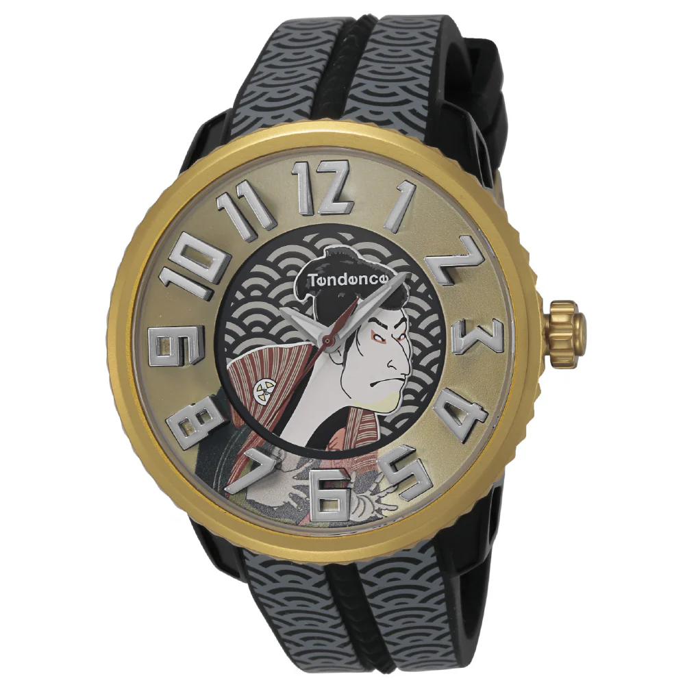 TENDENCE TY143103 Japan Icon Sharaku Model with 2 Year Warranty Elegant Gold Finish and Unique Artistic Design