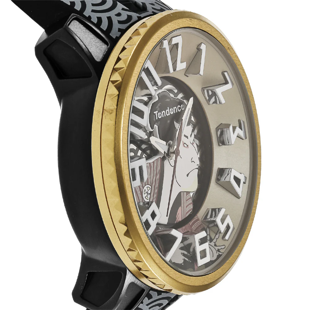 TENDENCE TY143103 Japan Icon Sharaku Model with 2 Year Warranty Elegant Gold Finish and Unique Artistic Design - Image 2