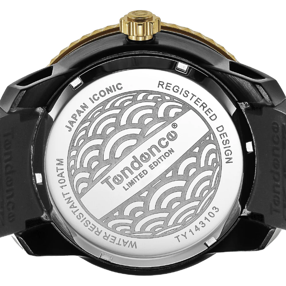 TENDENCE TY143103 Japan Icon Sharaku Model with 2 Year Warranty Elegant Gold Finish and Unique Artistic Design - Image 5