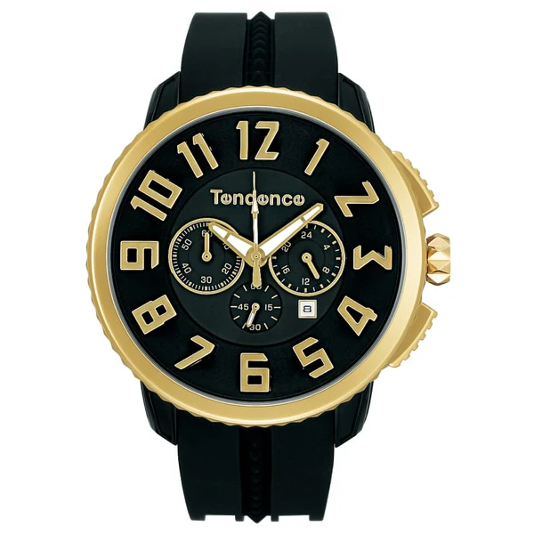 TENDENCE TY460011 GULLIVER 47 Unisex Rubber Belt Watch with 2 Year Warranty, Stylish Design and Durable Construction