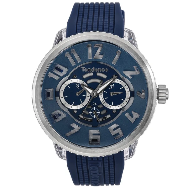 TENDENCE TY561006 FLASH MULTI Navy Stylish Watch with 2 Year Warranty, Durable Design, Water Resistant, and Vibrant Colors