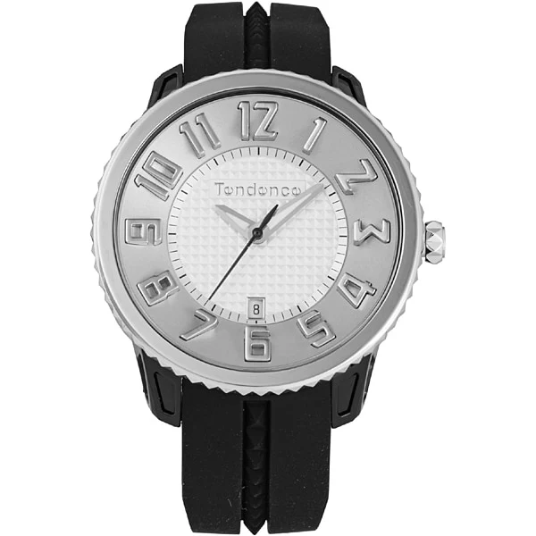 TENDENCE TY939004 SV ELT GULLIVER MEDIUM Unisex Silicone Belt Watch with 2 Year Warranty Stylish Design and Water Resistant Features
