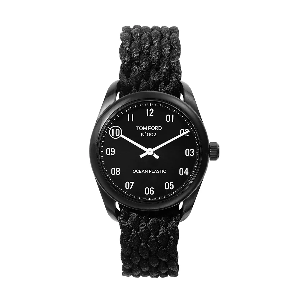TF0120209878 TOMFORD No.002 Ocean Plastic 2-Hand Eco-Friendly Design Water Resistant Stylish Timepiece