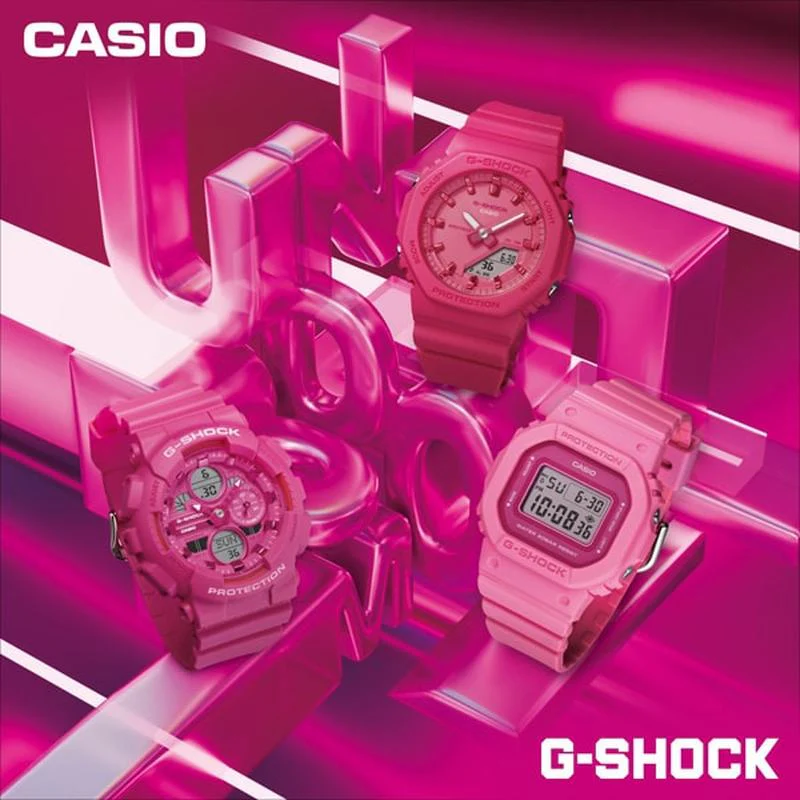 Casio Ladies' G-SHOCK Power Pink GMA-P2100PP-4AJF Watch - Image 5