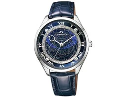 THE CITIZEN AO1030-09L Eco-Drive technology Water-resistant Stainless steel case Elegant blue dial