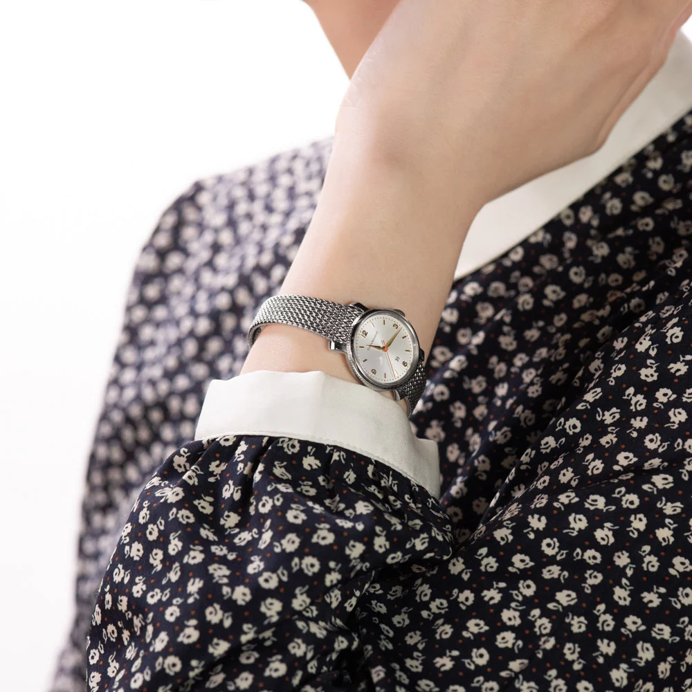 Time&Bouquet OTB-003-S Elegant Coquelicot Mesh Band Stylish Design Water Resistant Japanese Quartz Movement - Image 5