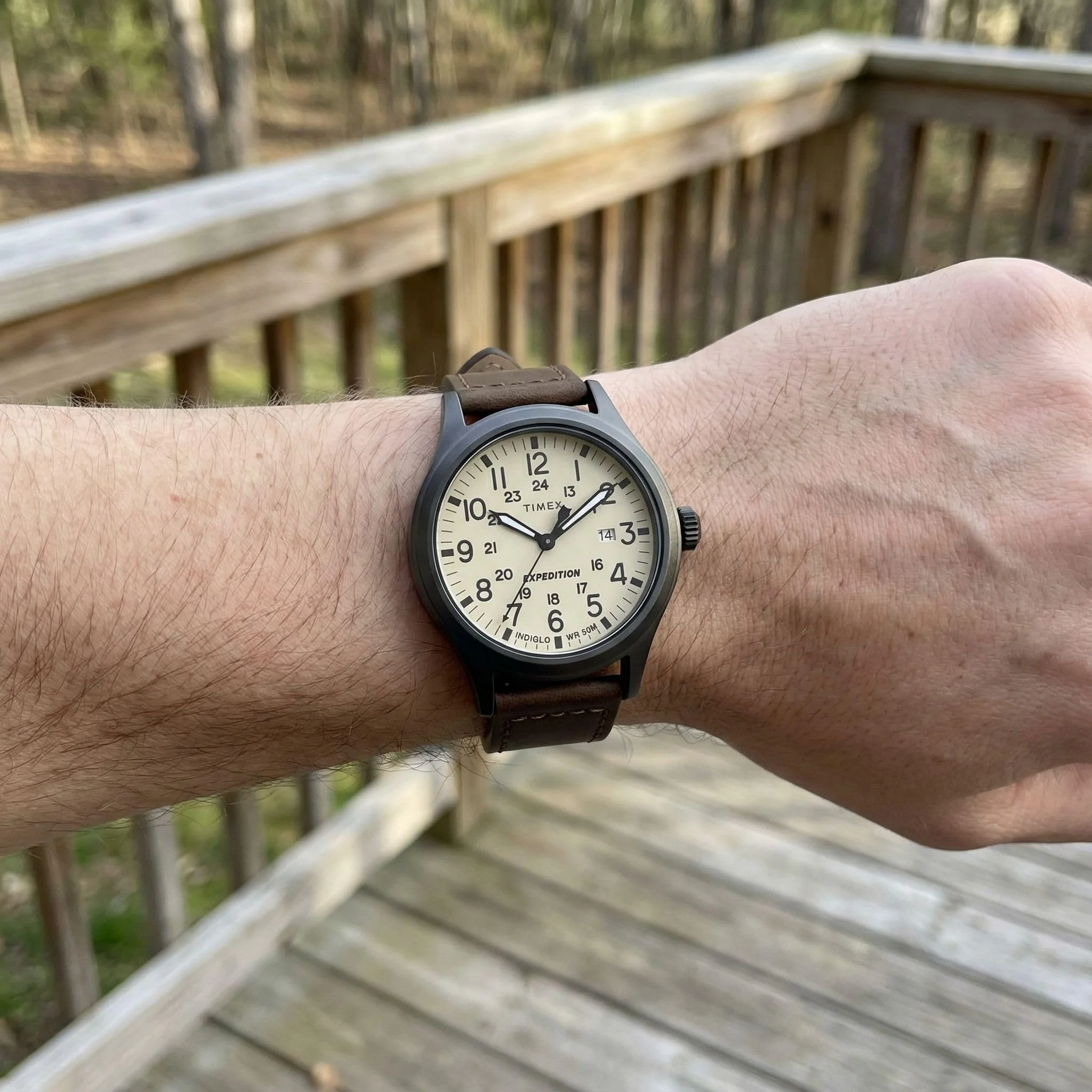 TIMEX Expedition Scout Metal T49963 Cream Dial Watch - Image 2
